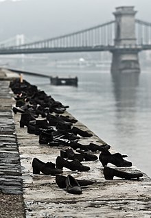 Shoes on the Danube Promenade - Holocaust Memorial