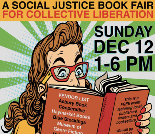 The Social Justice Book Fair for Collective Liberation. Trinity Church, Asbury Park